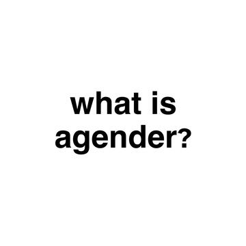 what is agender?